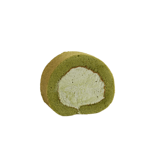 Matcha Roll Cake Piece